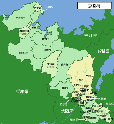 京都府の対応エリアマップ